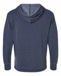 lat 6936 adult vintage wash fleece hooded sweatshirt Back Thumbnail