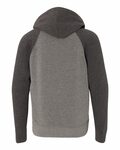 independent trading co. prm15ysb youth special blend raglan hooded sweatshirt Back Thumbnail