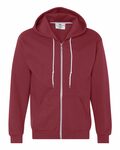Anvil 71600 Full-Zip Hooded Sweatshirt Front Thumbnail