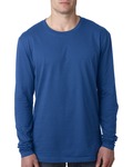 Next Level N3601 Men's Cotton Long-Sleeve Crew Front Thumbnail