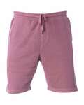 independent trading co. prm50stpd pigment-dyed fleece shorts Front Thumbnail