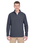 ultraclub 8180 adult cool & dry quarter-zip microfleece Front Thumbnail