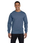 Hanes 5186 Adult Long-Sleeve Beefy-T® Side Thumbnail