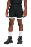 sport-tek yst901 youth rival basketball 5' short Front Thumbnail