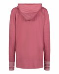 MV Sport W19439 Women's Heathered Jersey Hooded Tunic Back Thumbnail