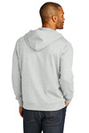district dt8102 re-fleece ™ full-zip hoodie Back Thumbnail