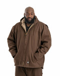 berne hj626 men's heartland washed duck hooded work coat Front Thumbnail