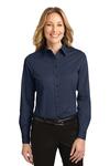 Port Authority L608 Ladies Long Sleeve Easy Care Shirt Front Thumbnail
