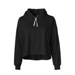 soffe 5839v women's crop hoodie Front Thumbnail