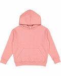 LAT 2296 Youth Fleece Hoodie Sweatshirt Front Thumbnail