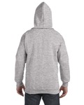 Hanes F280 Ultimate Cotton ® - Full-Zip Hooded Sweatshirt Back Thumbnail