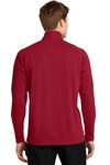 sport-tek st861 sport-wick ® textured colorblock 1/4-zip pullover Back Thumbnail