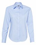 van heusen 13v5053 women's cotton/poly solid point collar shirt Front Thumbnail