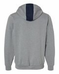 augusta sportswear 6865 unisex three-season fleece hooded pullover Back Thumbnail
