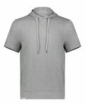 holloway 222505 eco revive™ ventura soft knit short sleeve hoodie Front Thumbnail