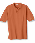 Hanes 054 Adult 50/50 EcoSmart® Jersey Knit Polo Front Thumbnail