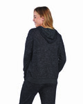 boxercraft bw1501 ladies' cuddle soft hooded sweatshirt Back Thumbnail