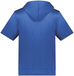 Augusta Sportswear 6871 Wicking Fleece Short Sleeve Hoodie Back Thumbnail