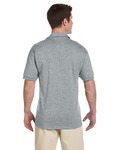 jerzees j100 adult 6.1 oz. heavyweight cotton™ jersey polo Back Thumbnail