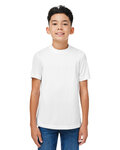 team 365 tt15y youth zone performance mesh t-shirt Front Thumbnail