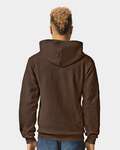 american apparel rf497 reflex fleece unisex full zip hoodie Back Thumbnail