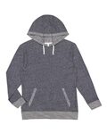 LAT 6779 Harborside Mélange French Terry Hooded Pullover Front Thumbnail