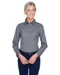 UltraClub 8976 Women's Whisper Twill Dress Shirt Side Thumbnail