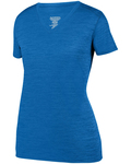Augusta Sportswear 2902 Ladies Shadow Tonal Heather Training Tee Front Thumbnail