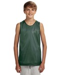 a4 n2206 youth reversible mesh tank Front Thumbnail