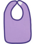 Rabbit Skins RS1004 Infant Contrast Trim Bib Front Thumbnail