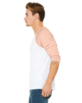 Bella + Canvas 3200 Unisex 3/4-Sleeve Baseball T-Shirt Side Thumbnail
