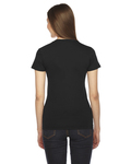 American Apparel 2102 Ladies' Fine Jersey USA Made Short-Sleeve T-Shirt Back Thumbnail