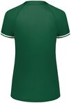 augusta sportswear as6917 ladies cutter+ henley jersey Back Thumbnail