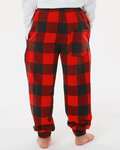 burnside b4810 youth flannel jogger Back Thumbnail