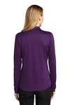 Port Authority L540LS Ladies Silk Touch ™ Performance Long Sleeve Polo Back Thumbnail