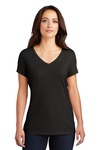 district dm1350l women's perfect tri ® v-neck tee Front Thumbnail