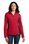 Port Authority L216 Ladies Colorblock Value Fleece Jacket Front Thumbnail