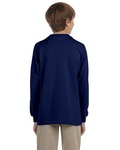 Gildan G240B Youth Ultra Cotton ® Long Sleeve T-Shirt Back Thumbnail