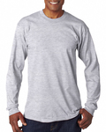 bayside ba6100 adult 6.1 oz., 100% cotton long sleeve t-shirt Front Thumbnail