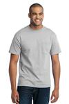 port & company pc55pt tall core blend pocket tee Front Thumbnail