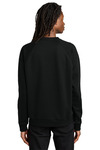Allmade AL5004 Unisex Organic CVC Fleece Crewneck Sweatshirt Back Thumbnail