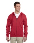 Jerzees 993 Adult 8 oz. NuBlend® Fleece Full-Zip Hooded Sweatshirt Front Thumbnail