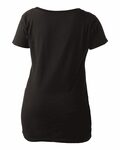 Tultex 0243TC Ladies' Scoop Blend Tee Back Thumbnail