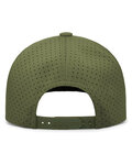 Pacific Headwear P424 Weekender  Perforated Snapback Cap Back Thumbnail