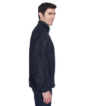 Harriton M990T Men's Tall 8 oz. Full-Zip Fleece Side Thumbnail
