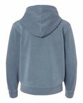 independent trading co. prm1500y youth midweight pigment-dyed hooded sweatshirt Back Thumbnail