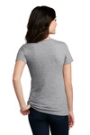 District DM1190L Women's Perfect Blend ® CVC V-Neck Tee Back Thumbnail