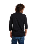 Next Level 6251 Unisex CVC 3/4 Sleeve Raglan Baseball T-Shirt Back Thumbnail