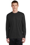 sport-tek st340ls posicharge ® racermesh ® long sleeve tee Front Thumbnail