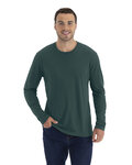 Next Level N3601 Men's Cotton Long-Sleeve Crew Front Thumbnail